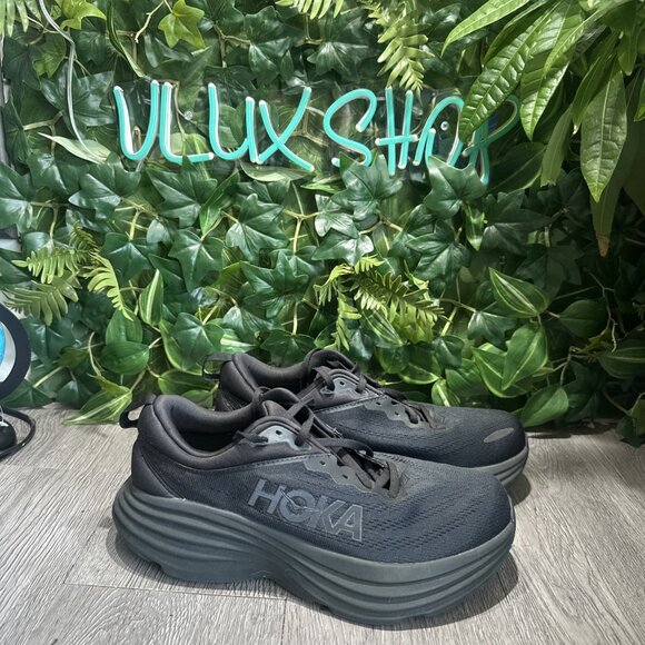 Hoka One One Bondi 8 2E Wide Triple Black - 1127953-BBLC Running Shoes